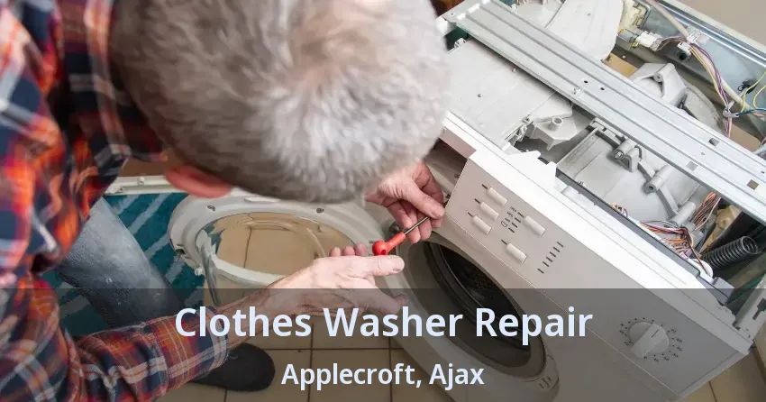 Clothes Washer Repair Applecroft, Ajax - ON