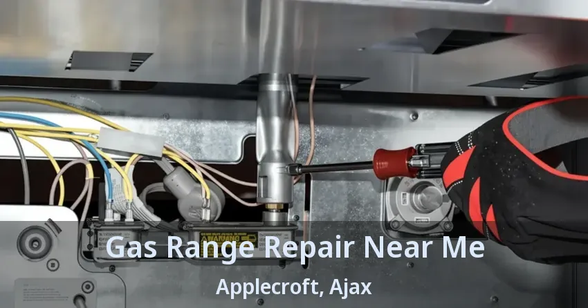 Gas Range Repair Near Me Applecroft, Ajax - ON