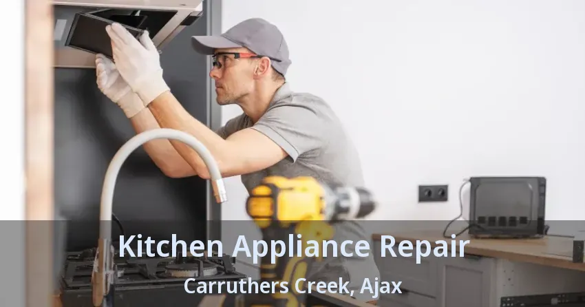 Kitchen Appliance Repair Carruthers Creek, Ajax - ON
