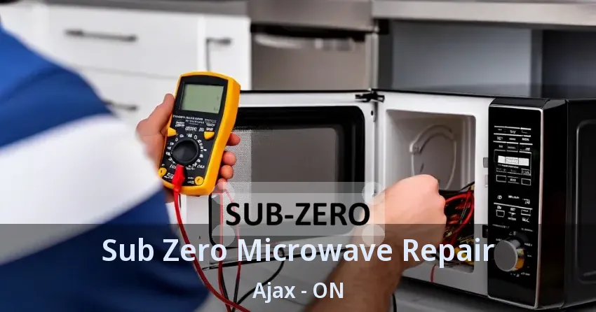 Sub Zero Microwave Repair Ajax - ON